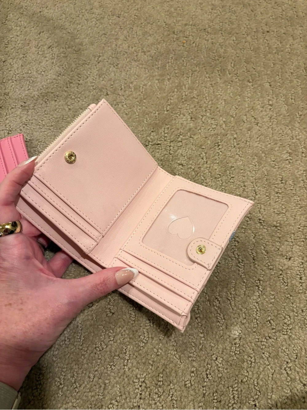 Betsey Johnson compact zip